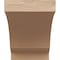 Ekena Millwork 6in. W x 8in. H x 20in. L Moab Woodgrain TimberThane Rafter Tail, Primed Tan RFTUR06X08X20MOARCPR - alternate 4